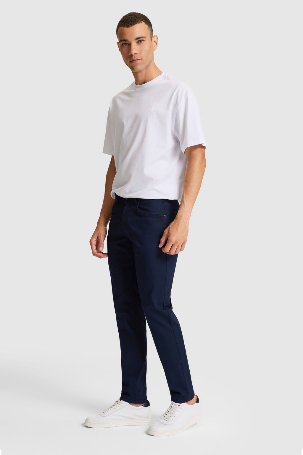Erkek Lacivert Kanvas / Chino Pantolon - U.s. polo assn фото 3
