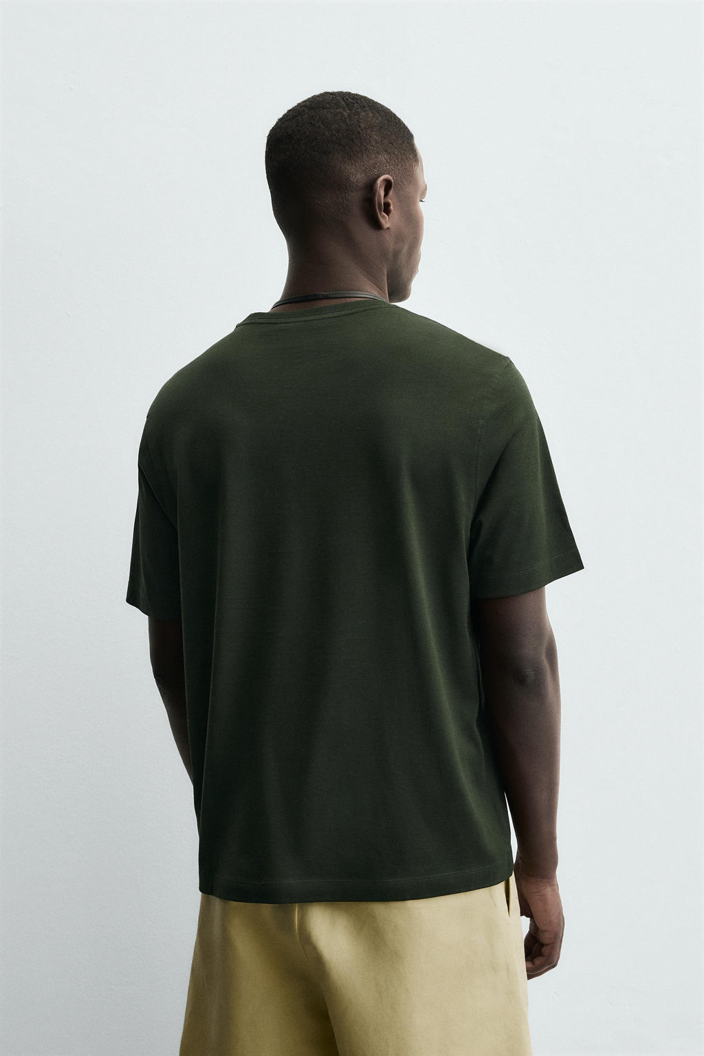 MERCERISED COTTON T-SHIRT - Zara фото 3