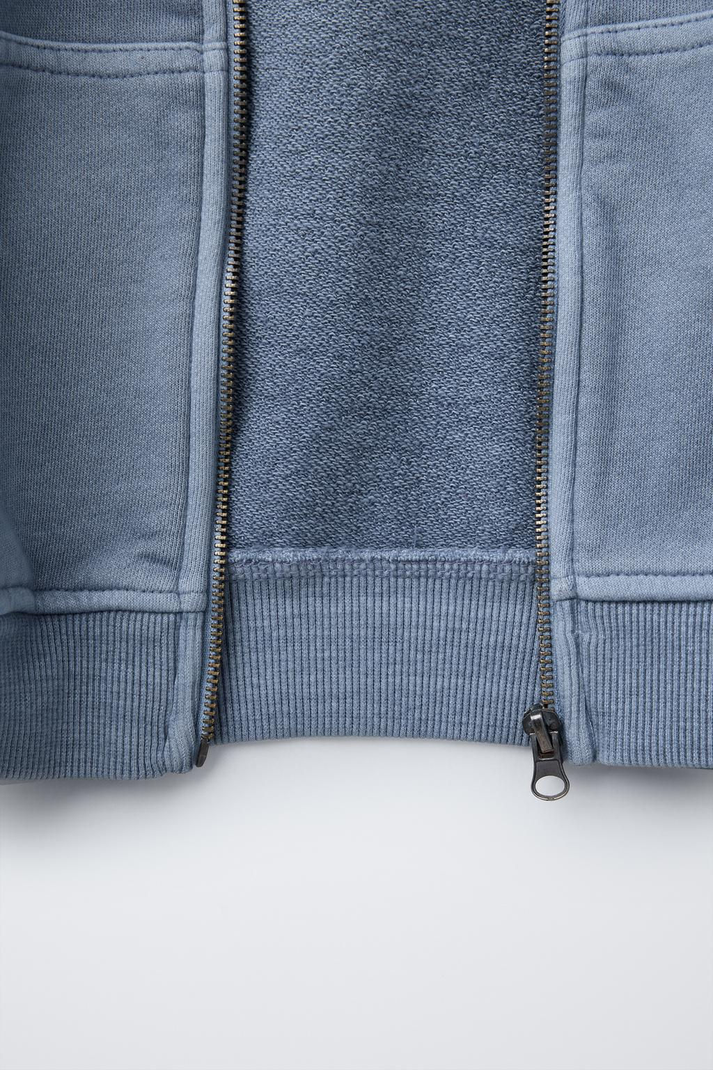 FADED-EFFECT HOODIE - Zara фото 4