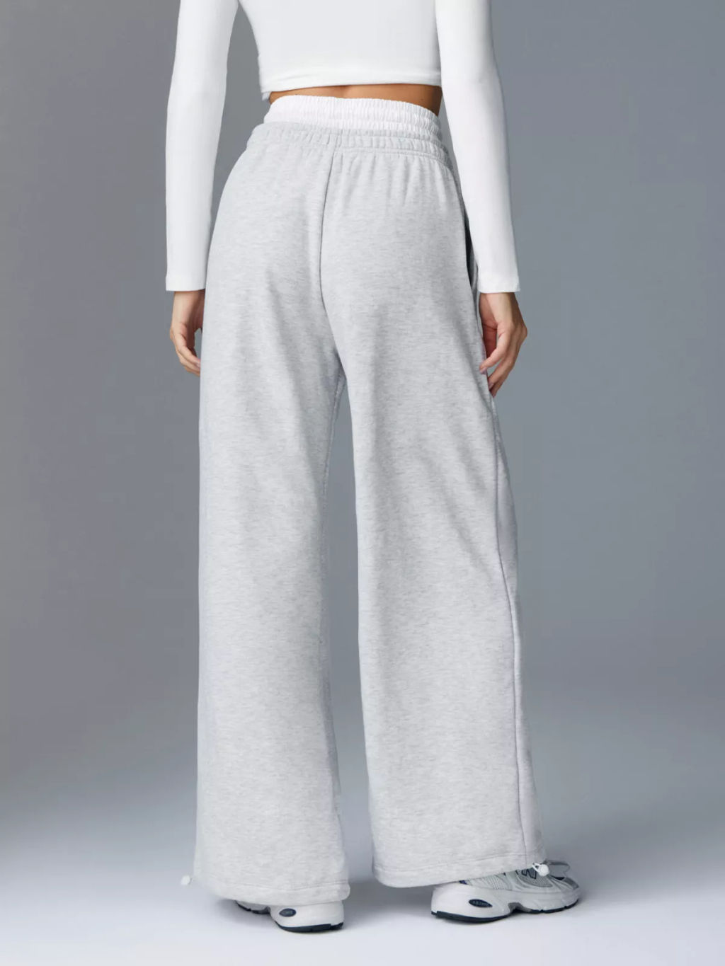 Спортивные брюки с двойным поясом