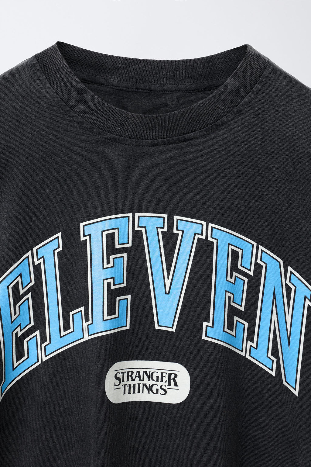 FADED-EFFECT ELEVEN STRANGER THINGS NETFLIX T-SHIRT - Zara фото 3