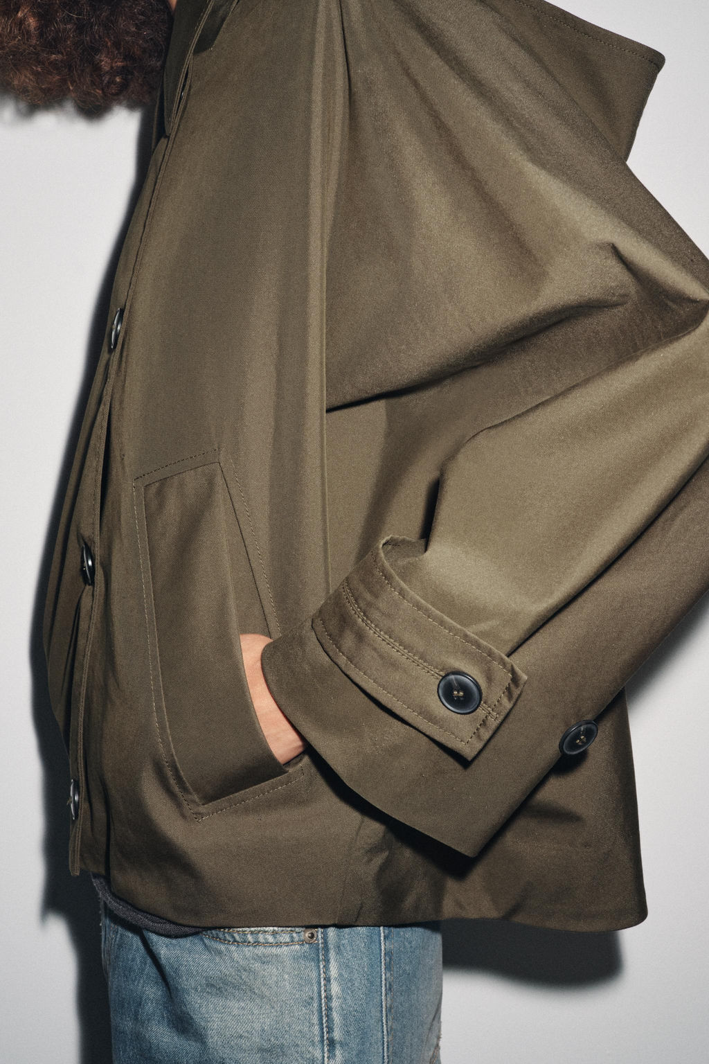ZW COLLECTION WATER-REPELLENT TRENCH COAT - Zara фото 4