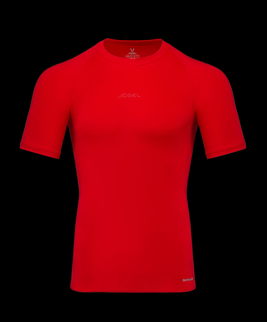 Футболка компрессионная JOGEL PerFormDRY Baselayer Tee SS 2, красный  фото 2