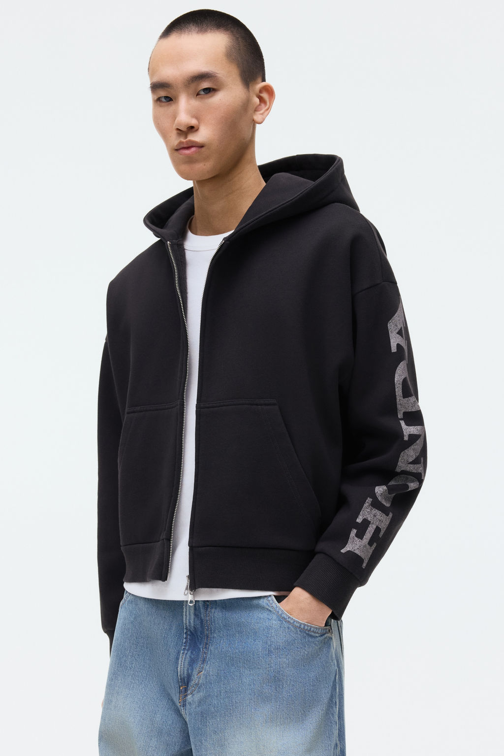 Chaqueta sudadera con estampado Oversized Fit - H&m фото 6