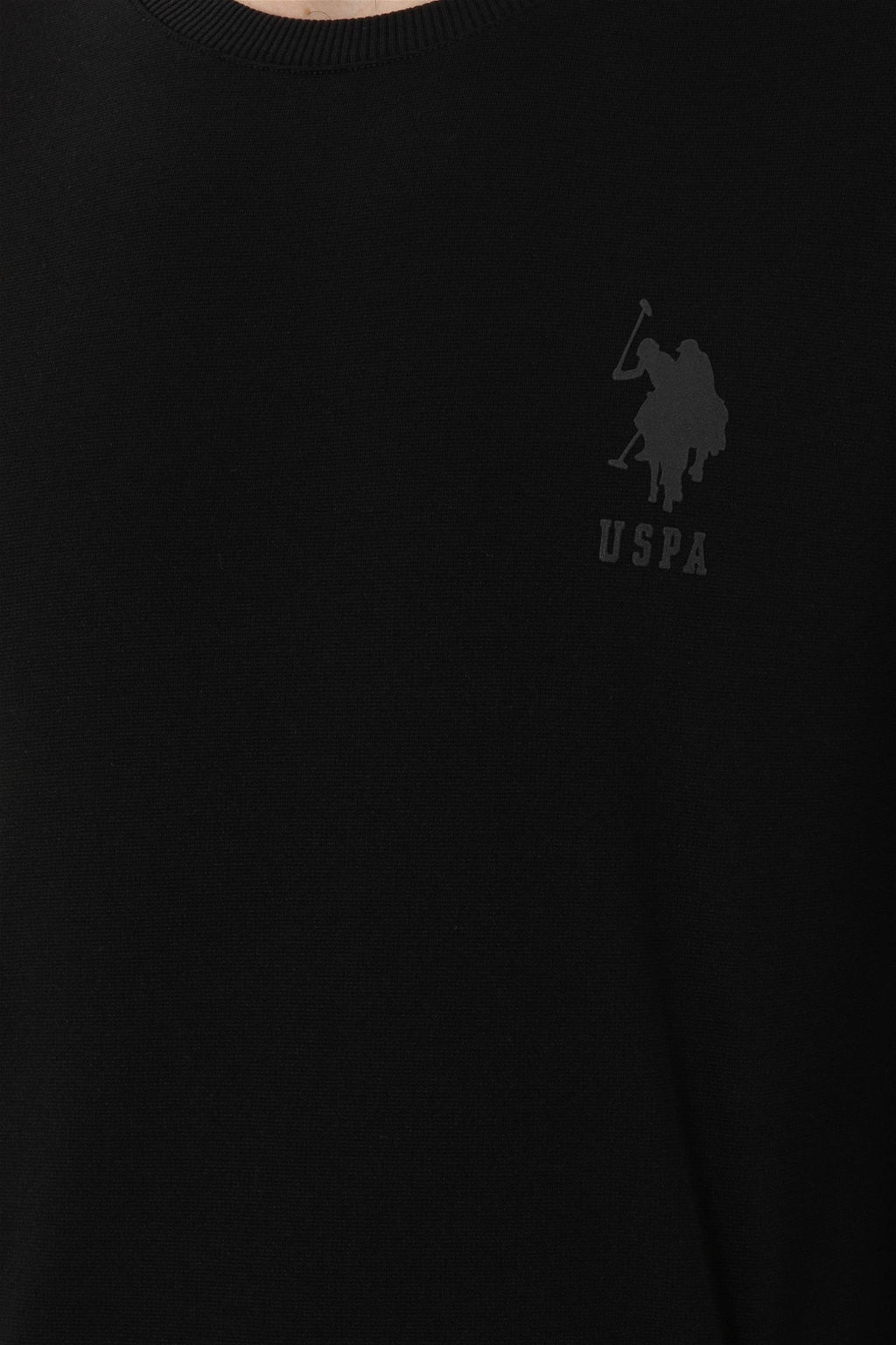 Мужской черный свитшот - U.s. polo assn фото 7
