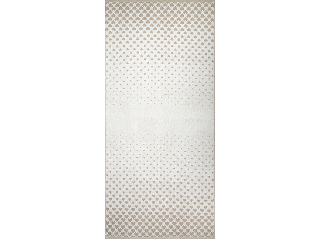 Полотенце махровое 6с102.511ж2 Градиент сердца(лен3) 67х150см