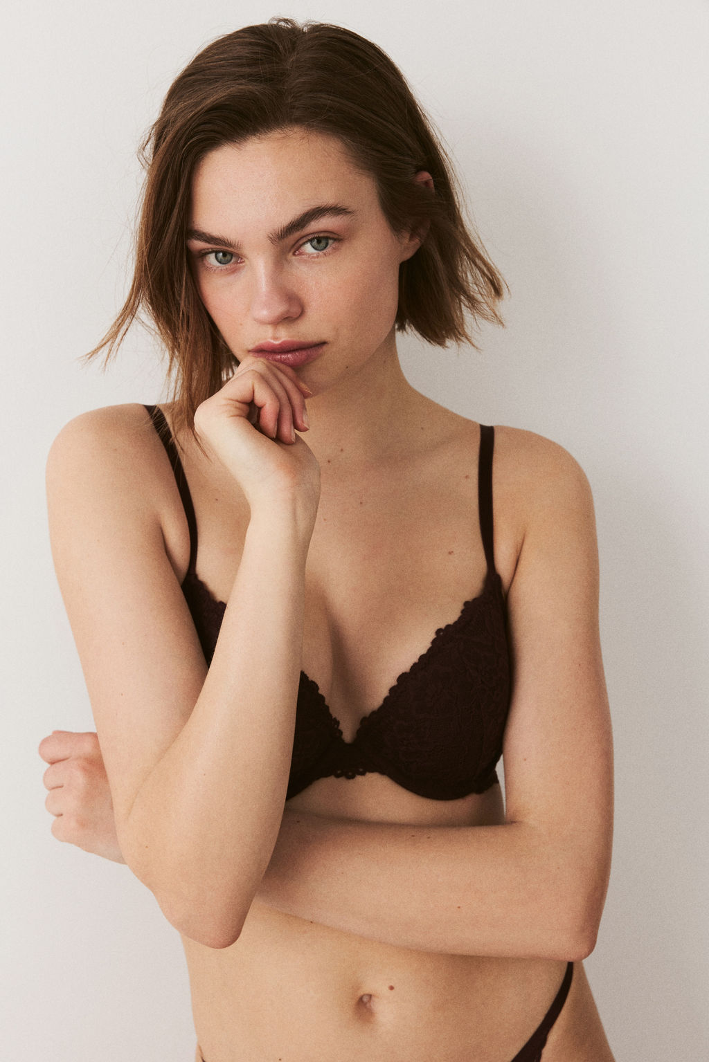 Sujetador push-up de encaje - H&m фото 13