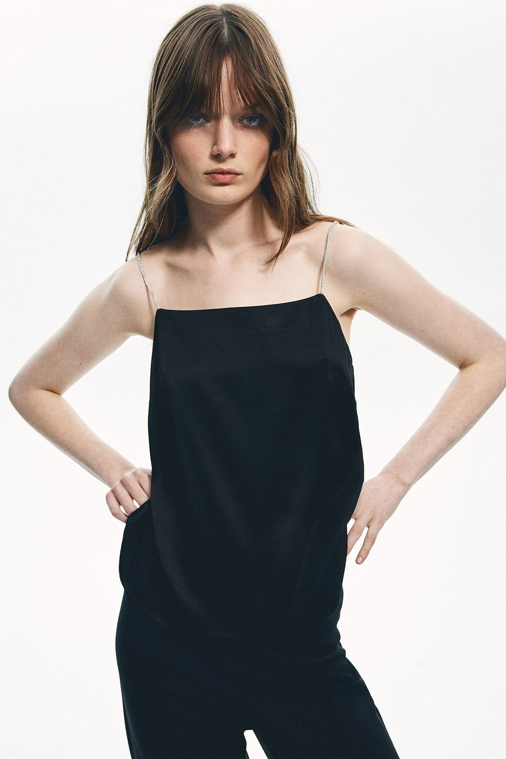 Top con tirantes de strass - H&m фото 2