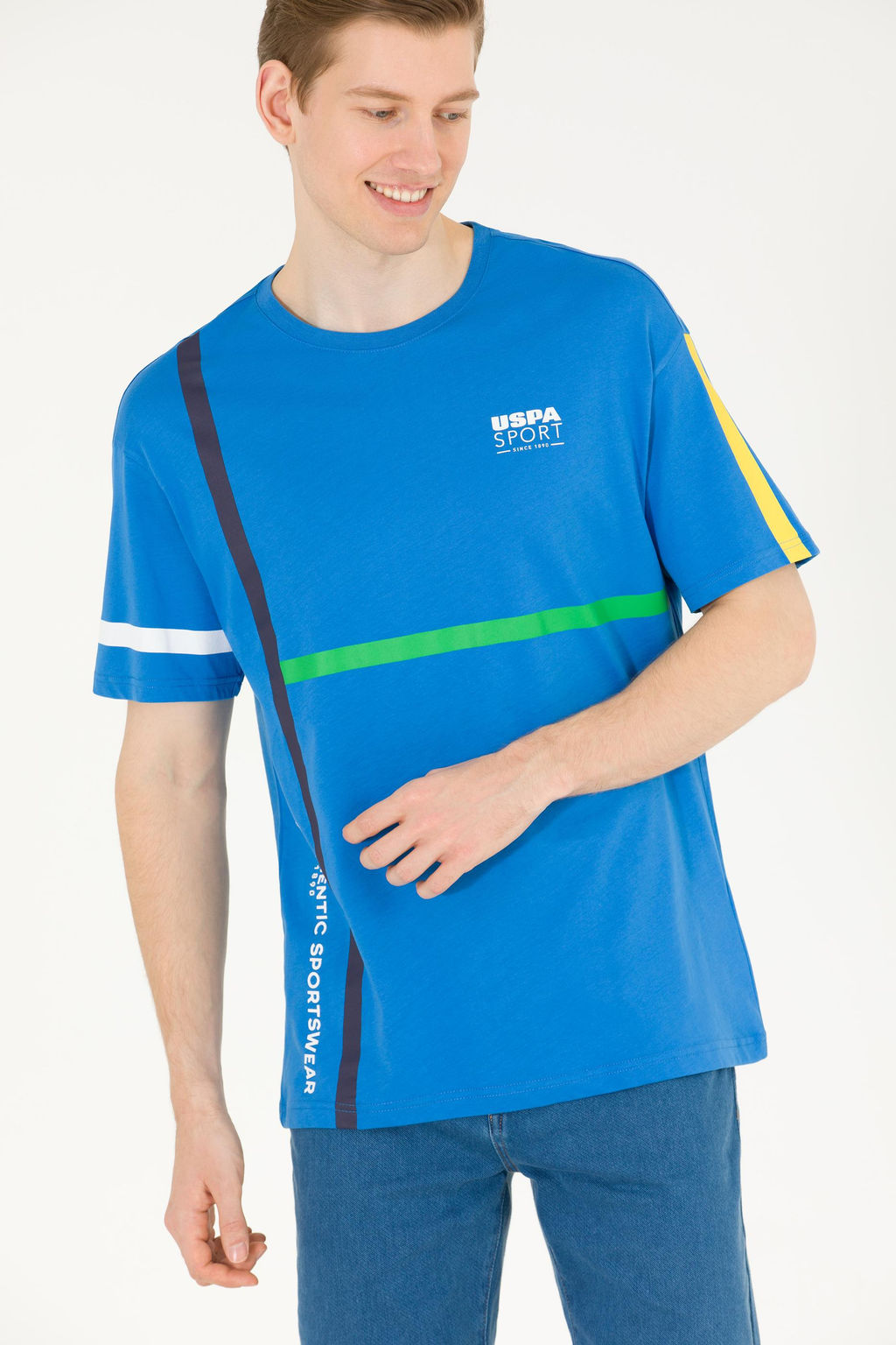 Мужская футболка Saks Comfort с круглым вырезом Неожиданная скидка в корзине - U.s. polo assn фото 9