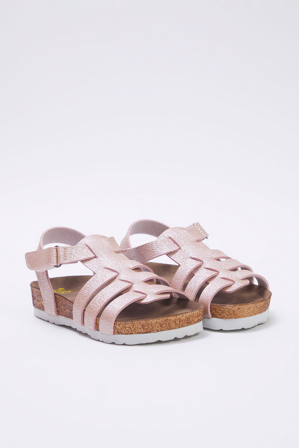 Trendyol Shoes Pembe Parlak C?rt Bantl? Buyuk/Kucuk K?z Cocuk Kids Sandalet TAKSS25SD00012 - Trendyolmilla фото 3