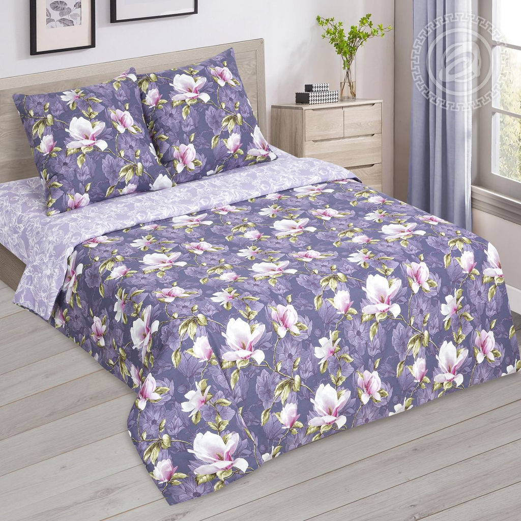 Постельное бельё Романс (бязь премиум) 2 сп. с Евро/Пододеяльник: 1 шт. - 215*175; Простыня: 1 шт. - 215*240; Наволочка: 2 шт. - 70*70; Премиум