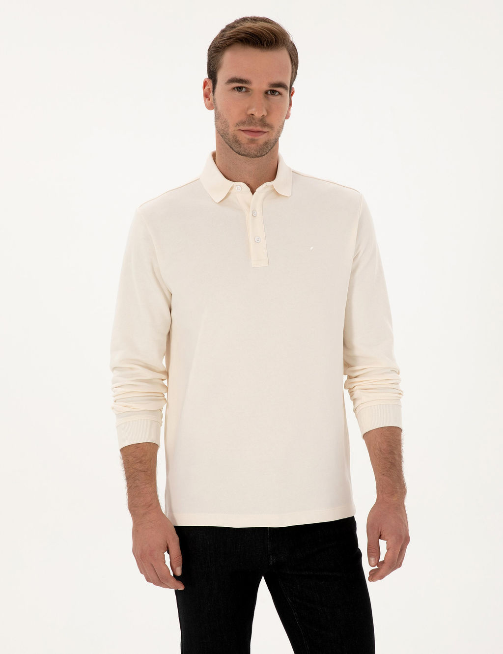 Ekru Regular Fit Sweatshirt