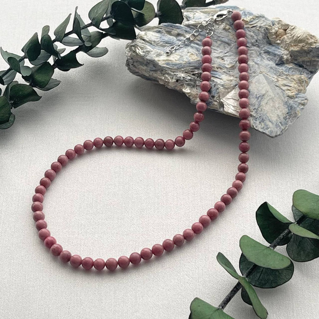 Бусы из Родонита 43 см +