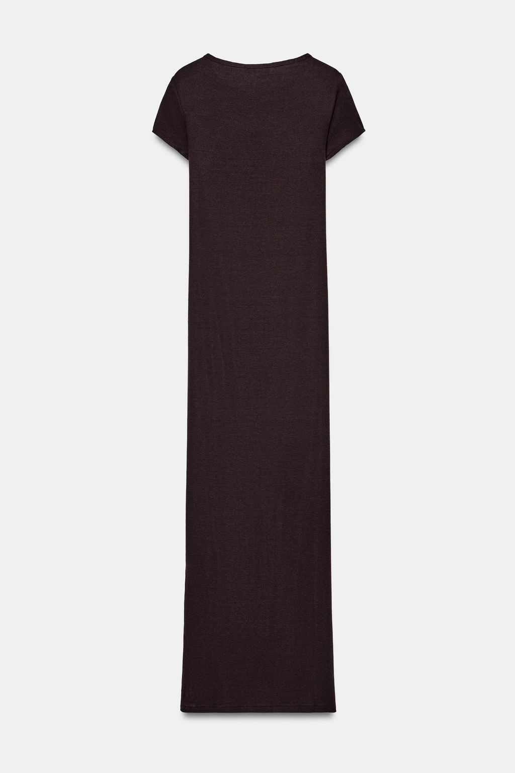 VESTIDO LARGO MANGA CORTA / Marr?n - Zara фото 7