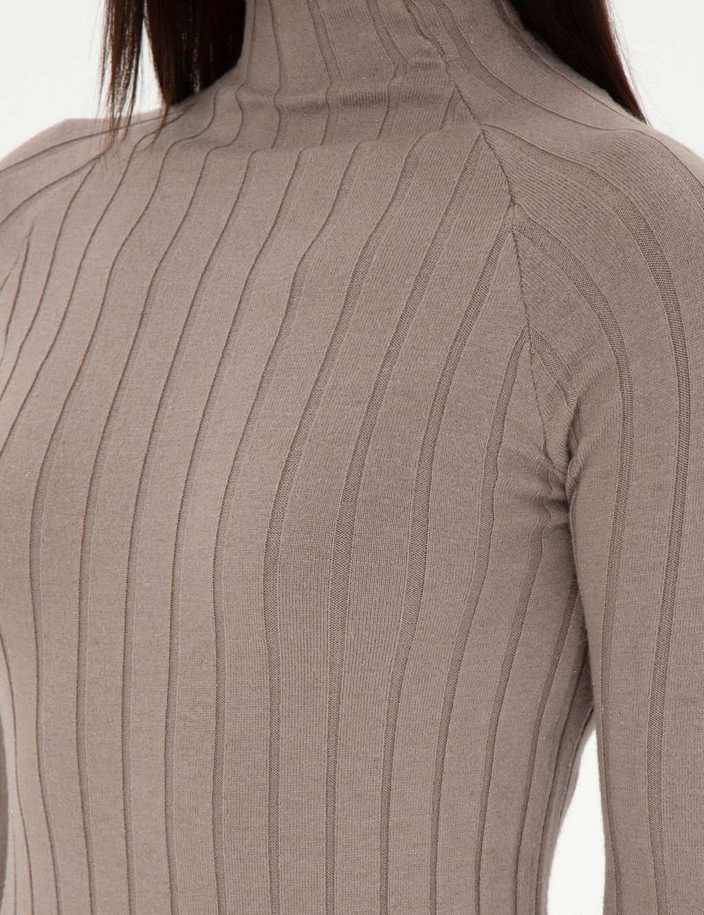 Krem Melanj Ex. Slim Fit Triko Elbise - Pierre cardin фото 6