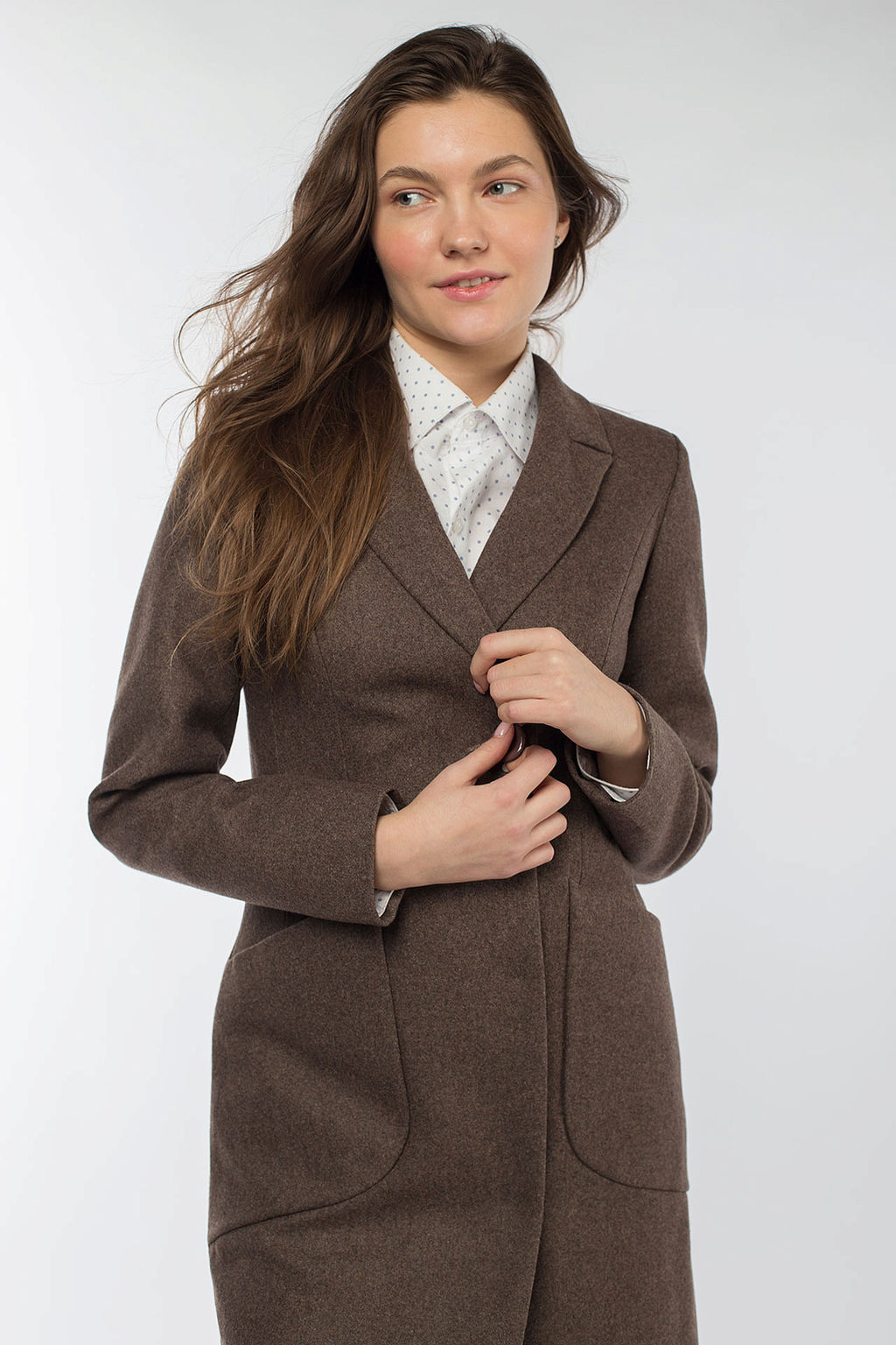 Пальто женское демисезонное - El podio фото 6