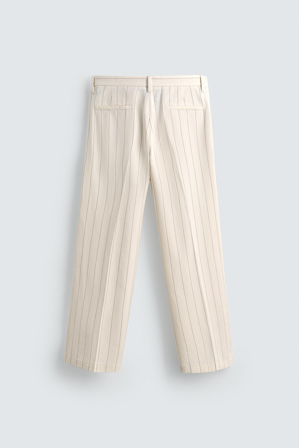 PLEATED STRIPED TROUSERS - Zara фото 8