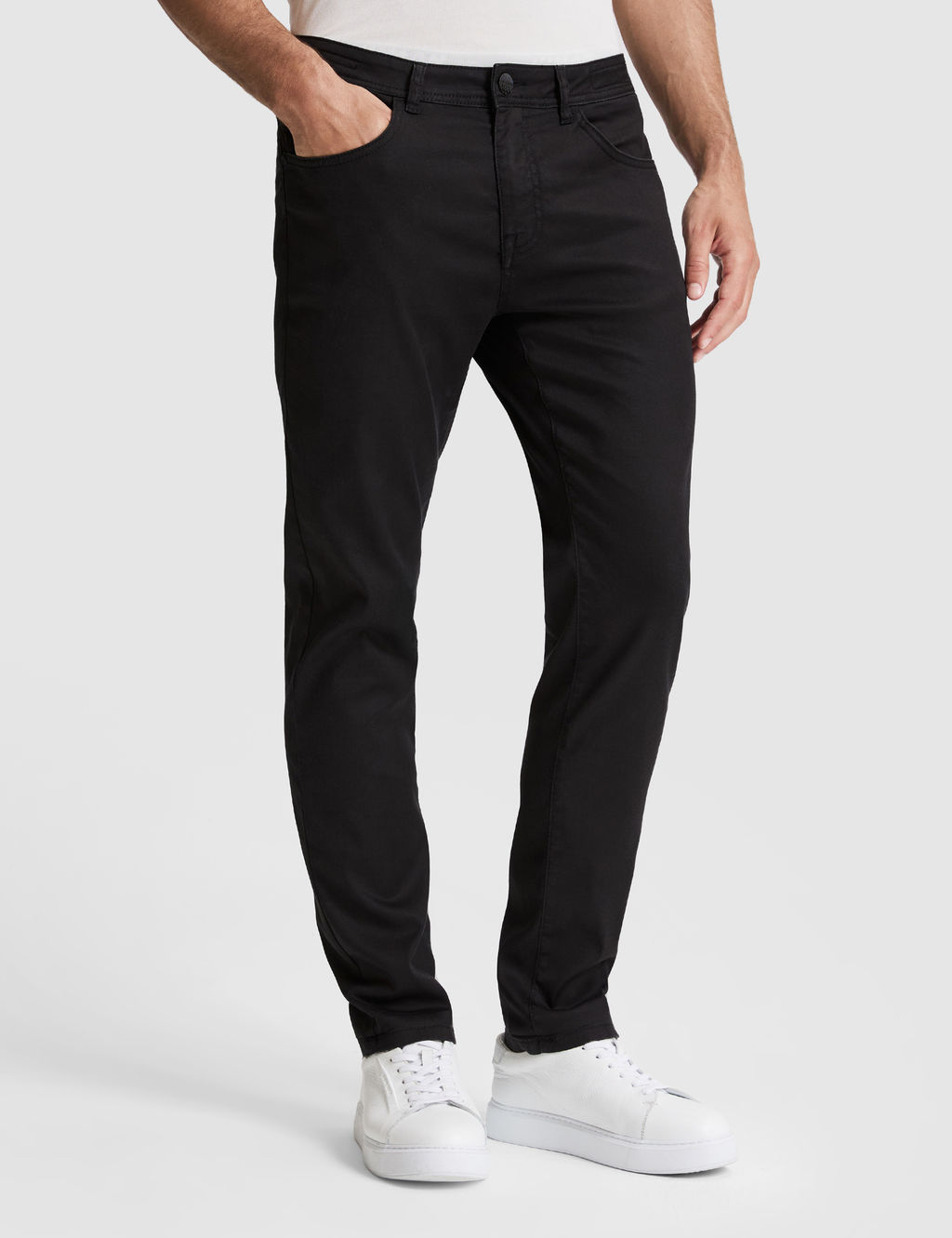 Antrasit Slim Fit Jean Pantolon