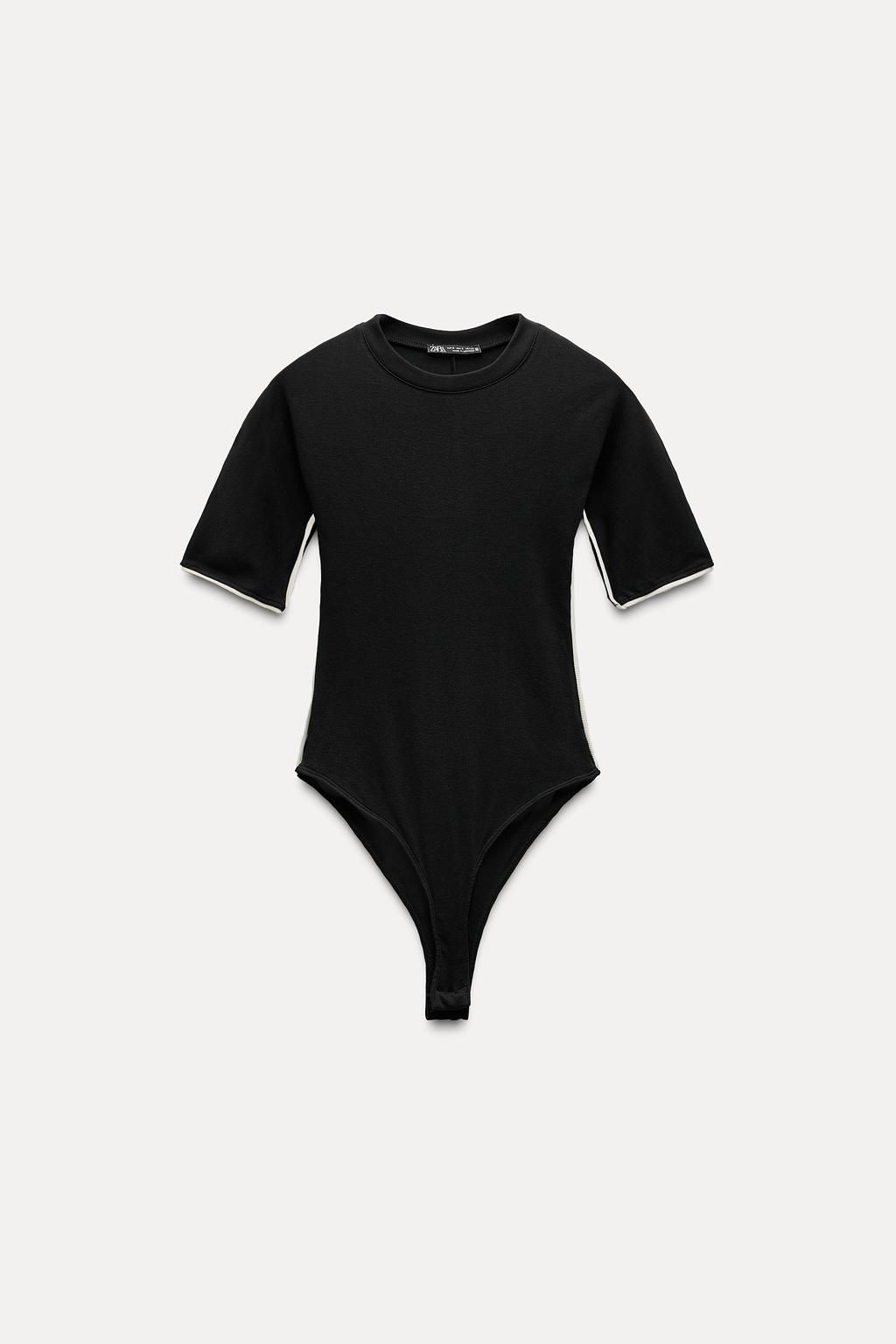 BODYSUIT WITH TRIM DETAIL - Zara фото 12
