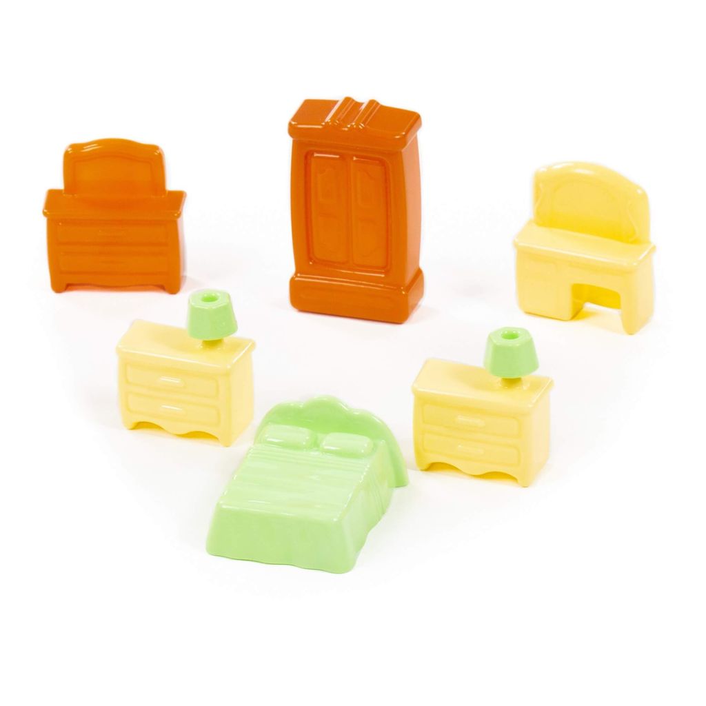 Набор мебели для кукол №1 (6 элементов) (в пакете) - Полесье фото 3