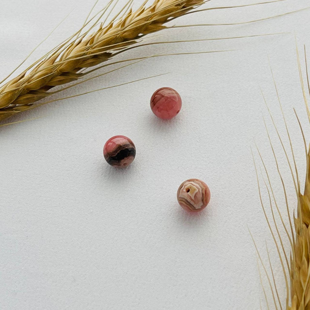 Бусины для украшений из Родохрозита (3 шт)