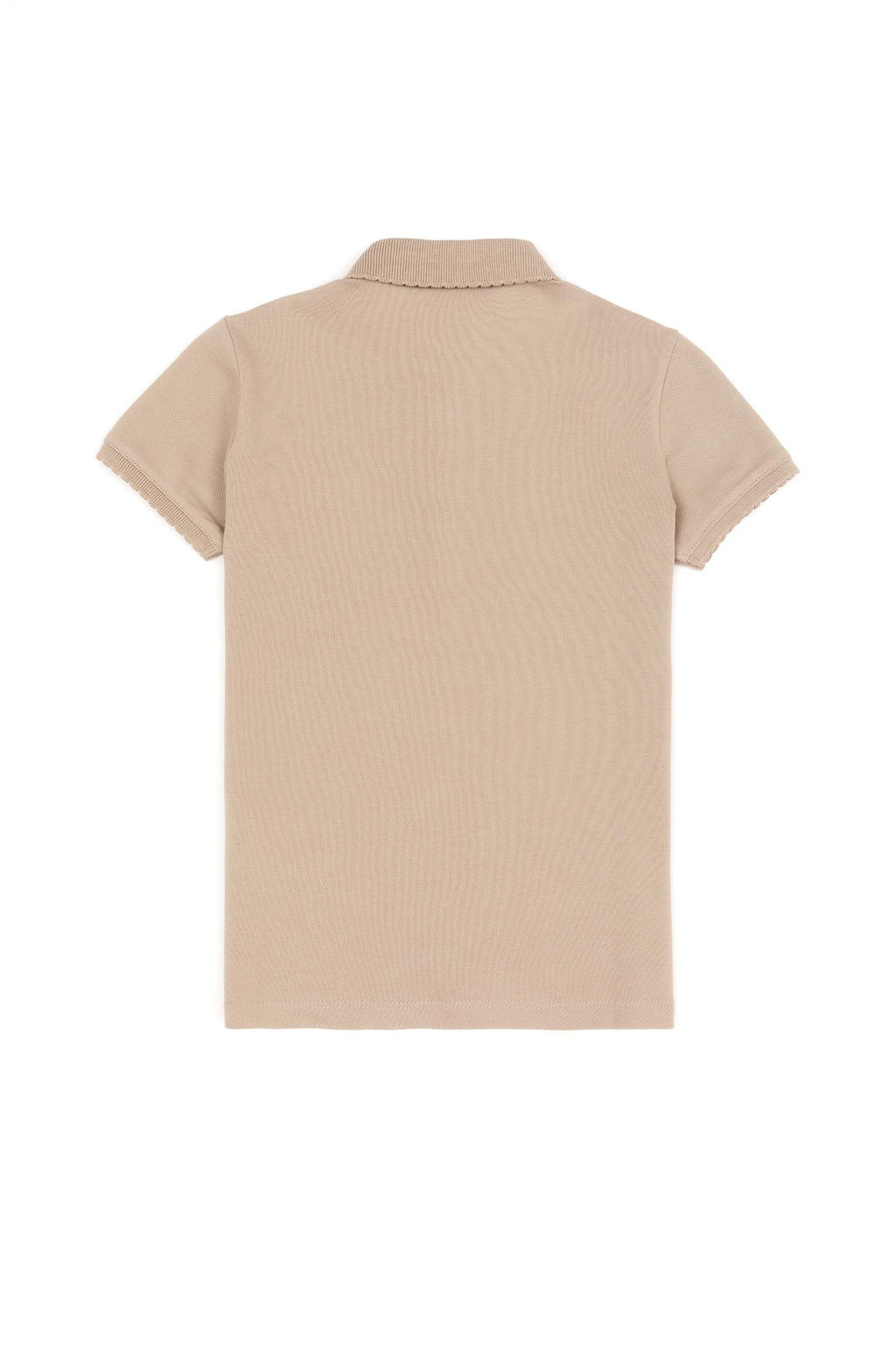 Базовая футболка цвета хаки для девочек с воротником-поло Неожиданная скидка в корзине - U.s. polo assn фото 2