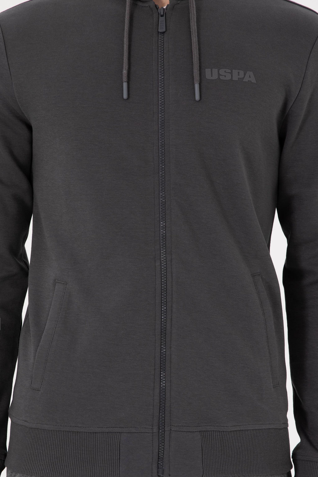 Мужской вязаный кардиган антрацитового цвета Неожиданная скидка в корзине - U.s. polo assn фото 6