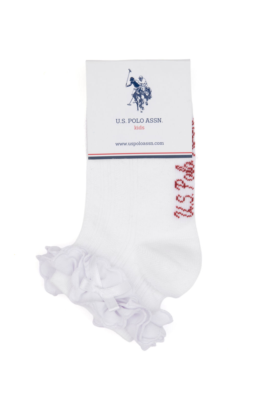 KДz Гocuk Beyaz 2li Patik Гorap - U.s. polo assn фото 4
