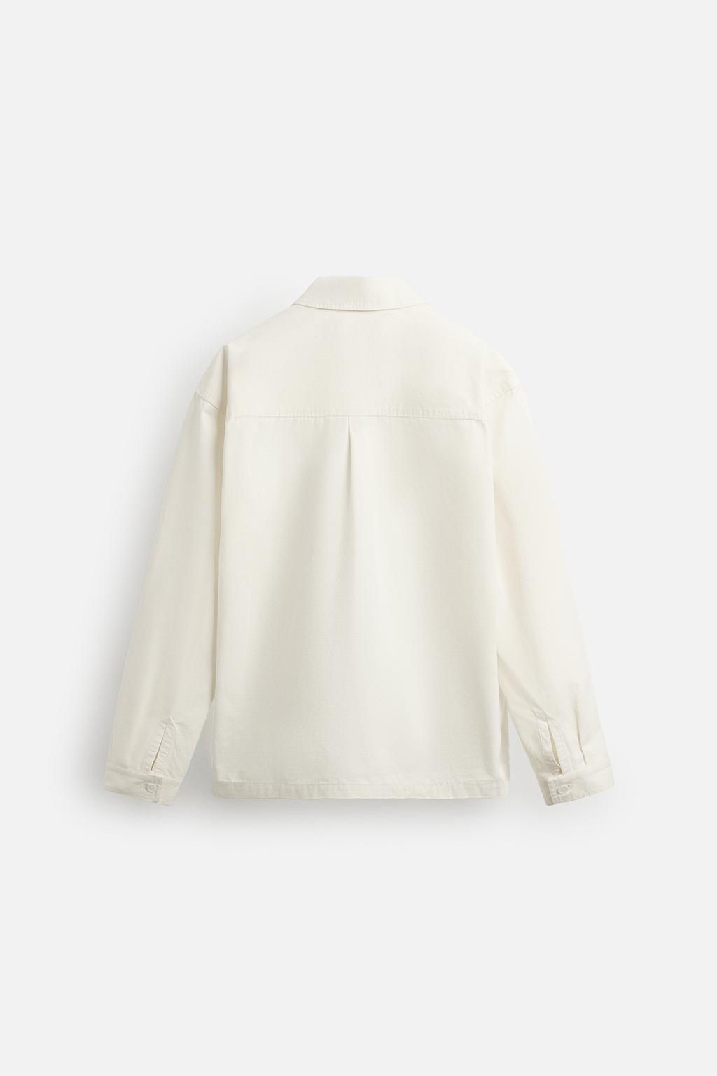 TEXTURED OVERSHIRT - LIMITED EDITION - Zara фото 7