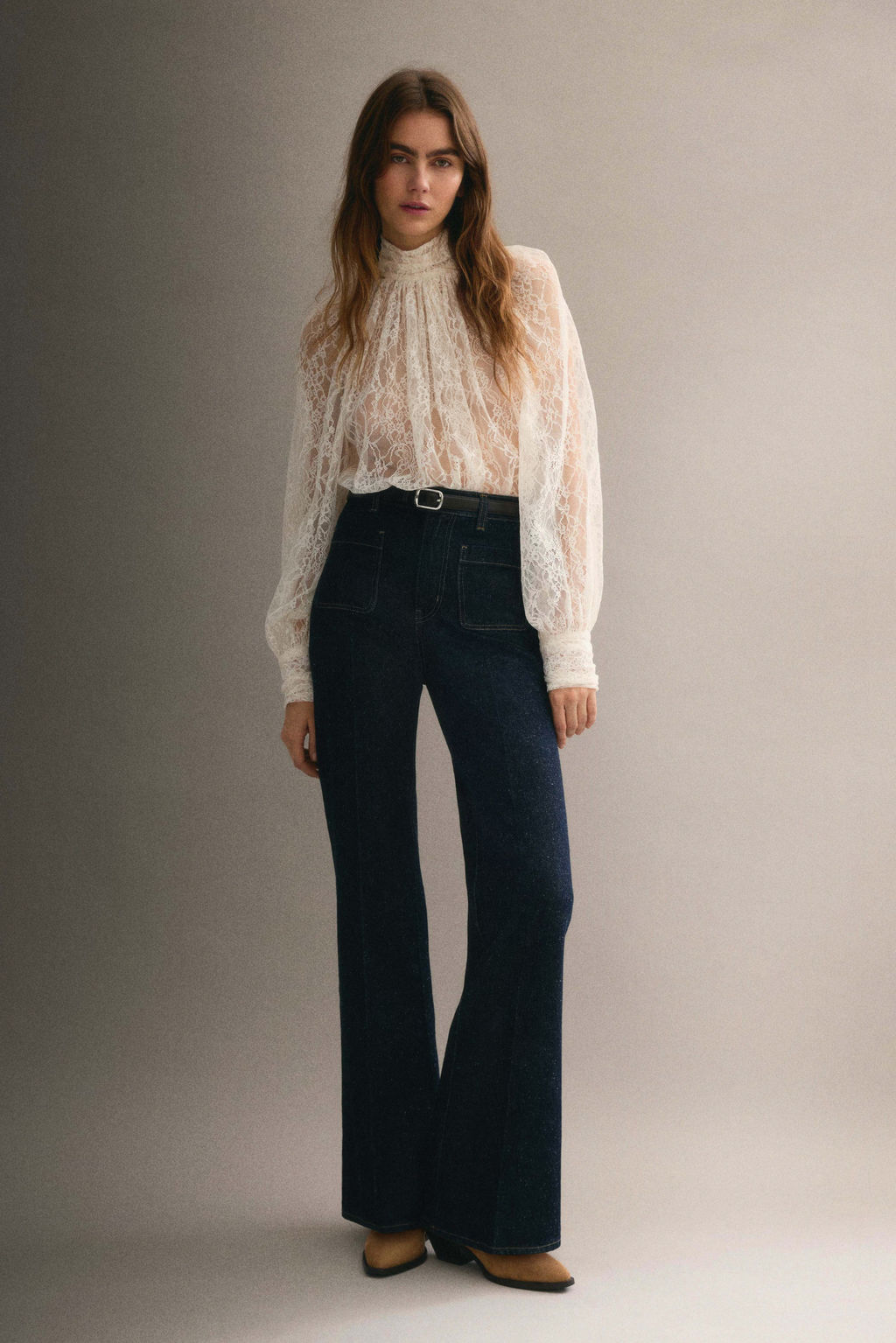 Blusa oversize de encaje - H&m фото 5
