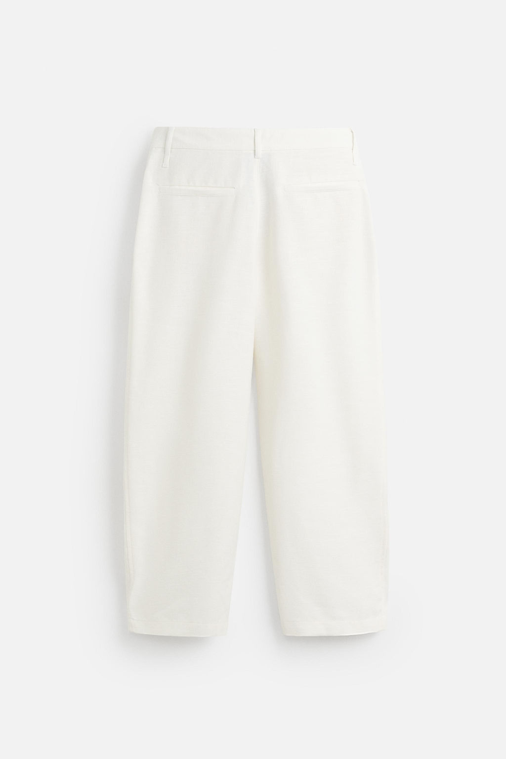 RELAXED FIT PLEATED TROUSERS - Zara фото 8