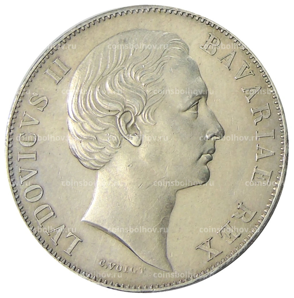 1 талер 1867 года Германские государства  Бавария