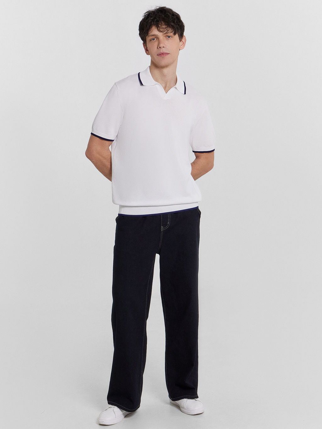 Поло мужское Mark Formelle кремовое из вискозы фото 3