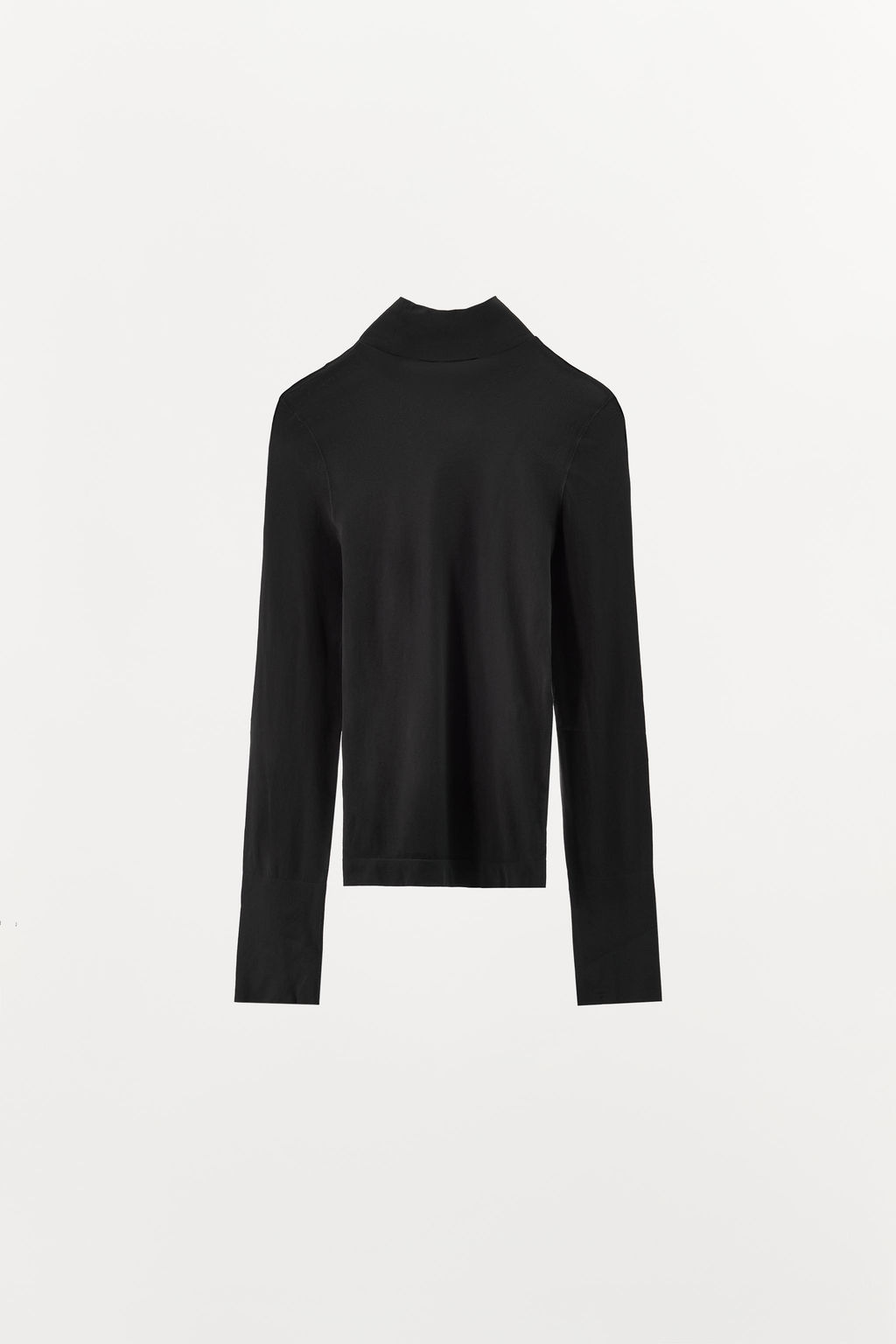 HIGH NECK TOP WITH POLYAMIDE - Zara фото 6