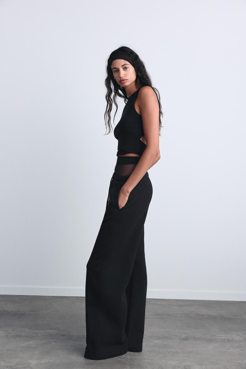 STRAIGHT-LEG PLUSH TROUSERS - Zara фото 23