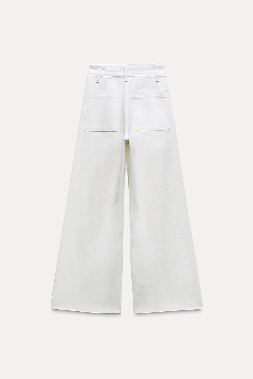 ZW COLLECTION HIGH-WAIST WIDE-LEG JEANS - Zara фото 25