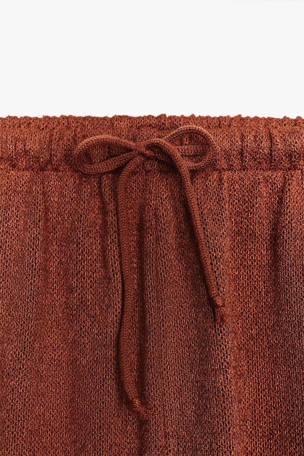 RUSTIC STRAIGHT-LEG TROUSERS - Zara фото 13