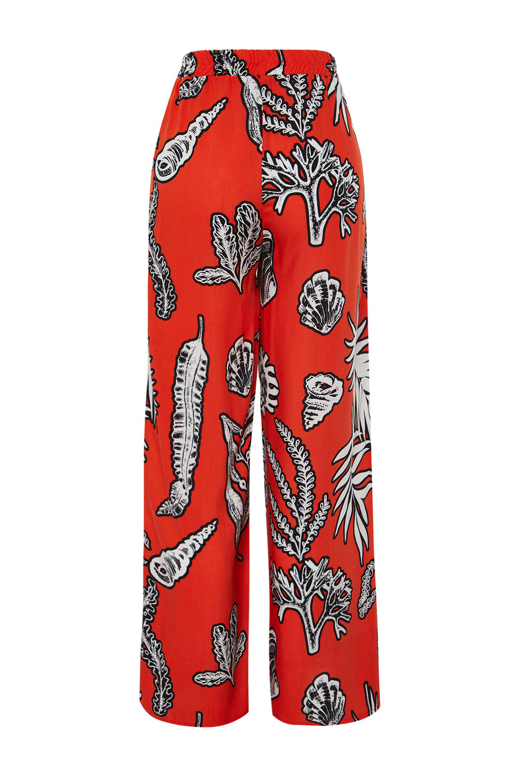 TRENDYOLMILLA Cicek Desenli Dokuma Plaj Pantolon TBESS24PL00021 фото 14