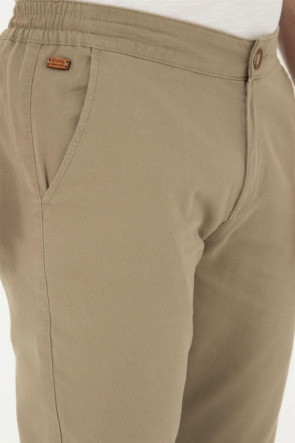 U. S. Polo Assn / Мужские брюки цвета хаки из плотной ткани - U.s. polo assn фото 6