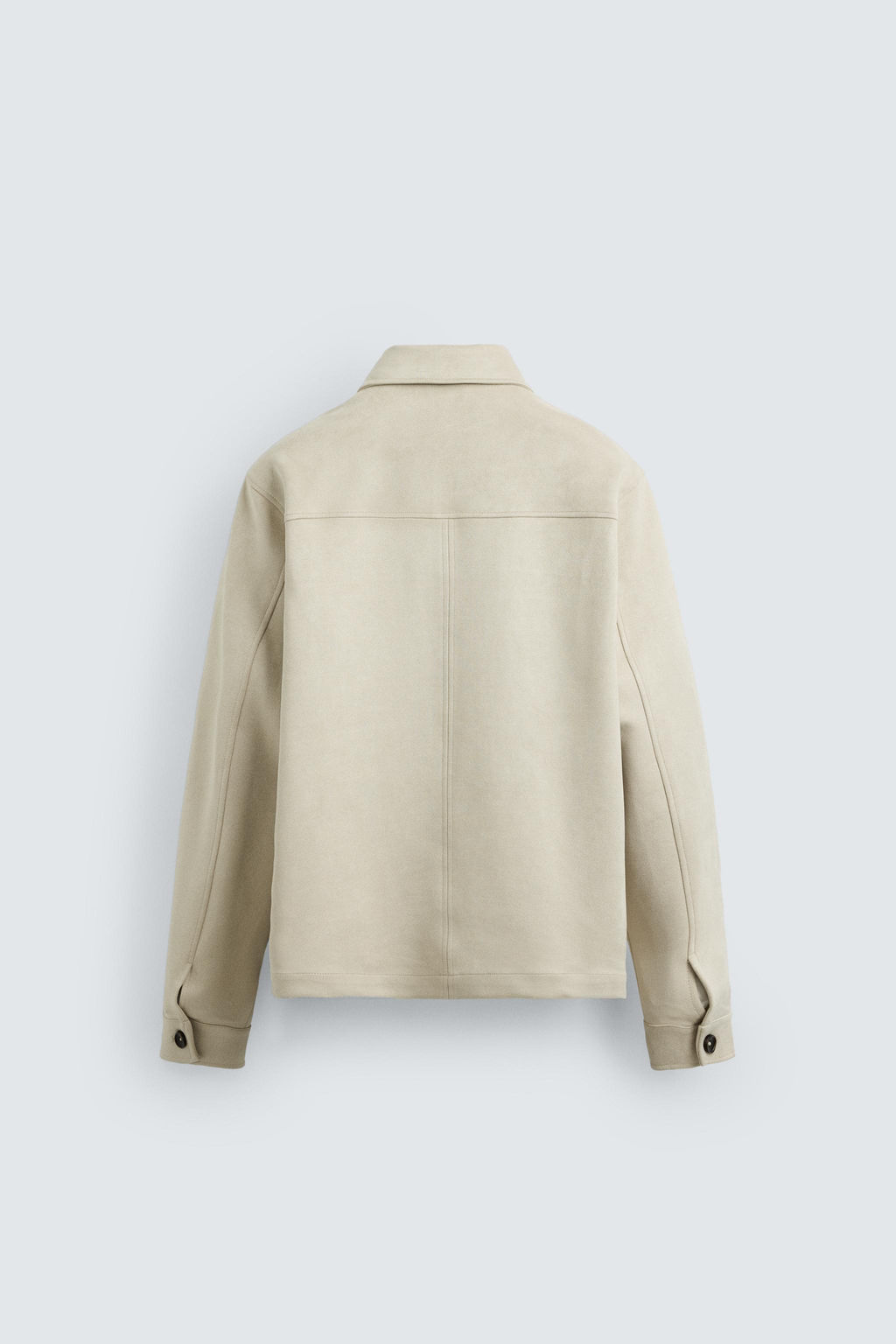 FAUX SUEDE OVERSHIRT - Zara фото 8
