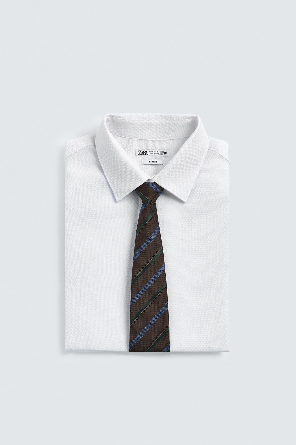 100% SILK STRIPED TIE LIMITED EDITION - Zara фото 3
