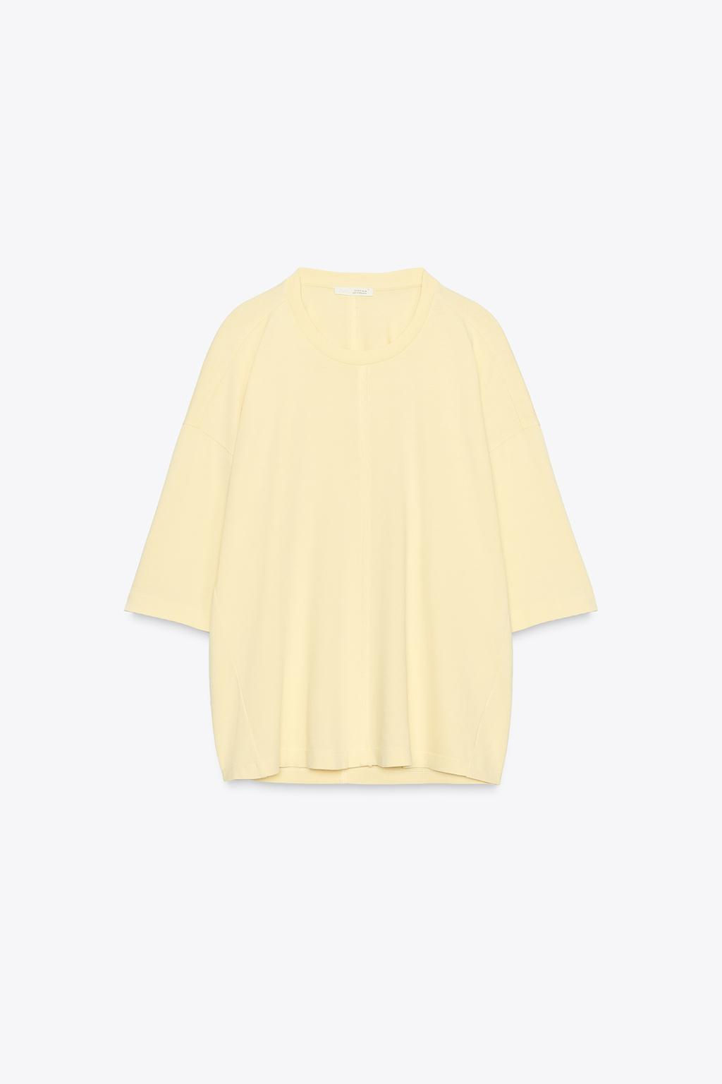 WASHED OVERSIZE T-SHIRT - Zara фото 5