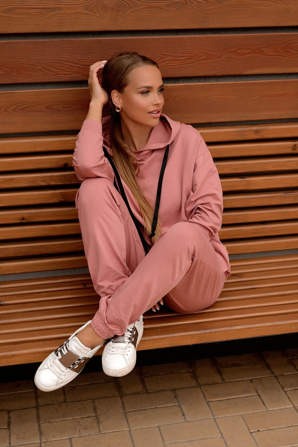 Худи Open Style 4461 роза