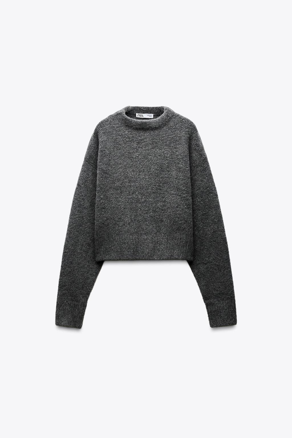 ROUND NECK KNIT SWEATER - Zara фото 12