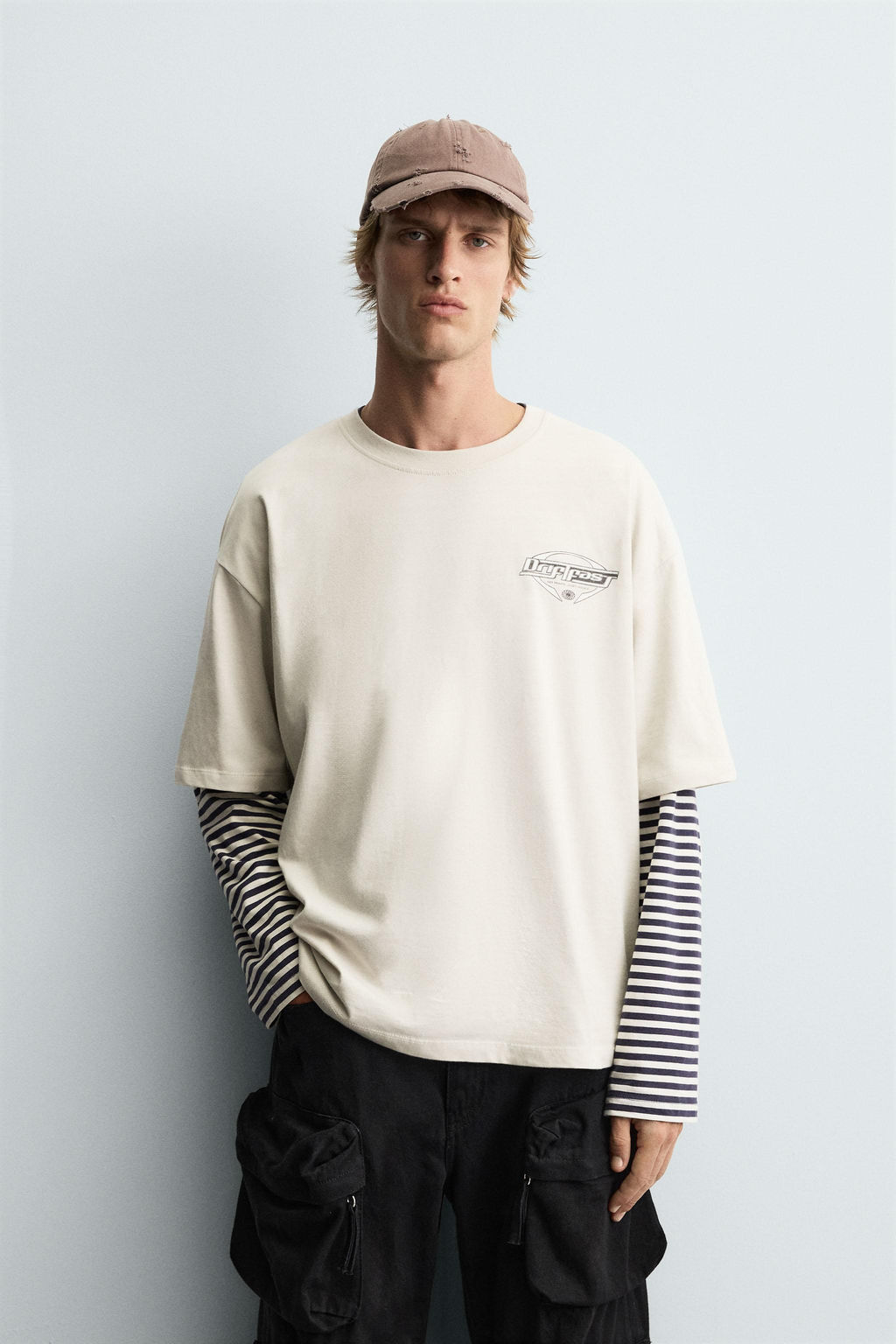 WASHED GRAPHIC T-SHIRT - Zara фото 2