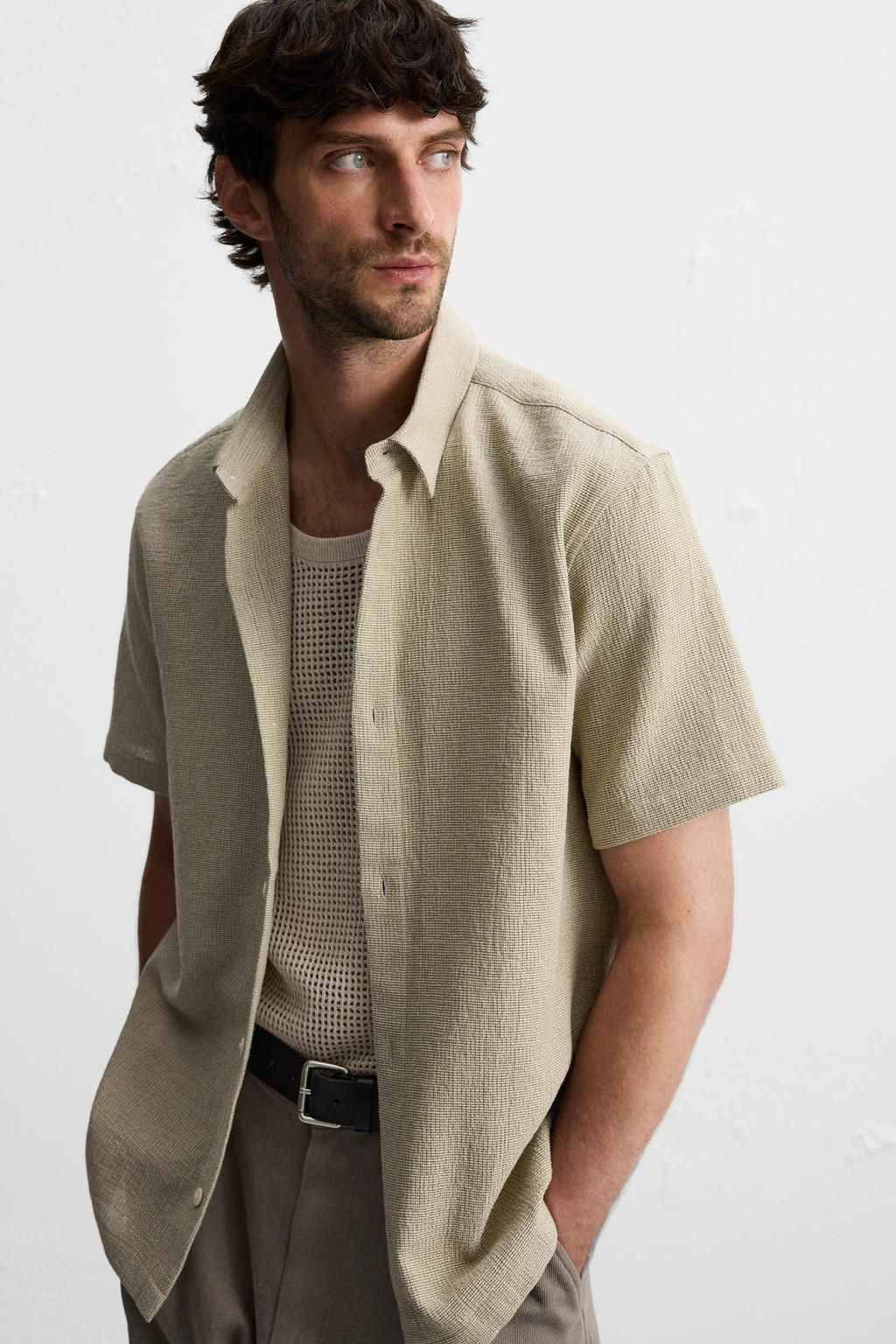 TEXTURED SHIRT - Zara фото 5
