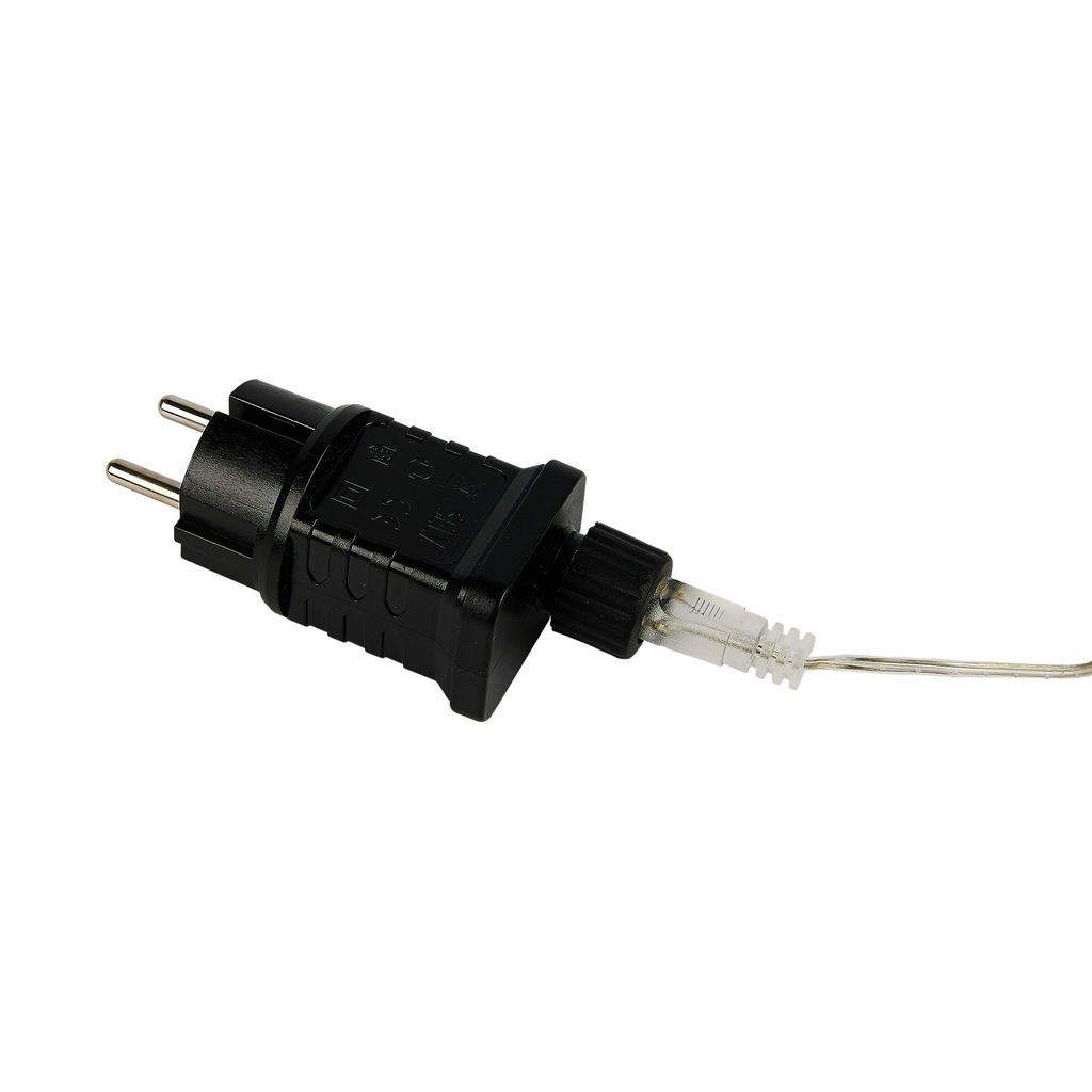 ULD-B6006-080/STK MULTI IP44 Бахрома светодиодная со статическим свечением, 6м. Соединяемая. 80 светодиодов. Разноцветный свет. Провод прозрачный. ТМ Uniel