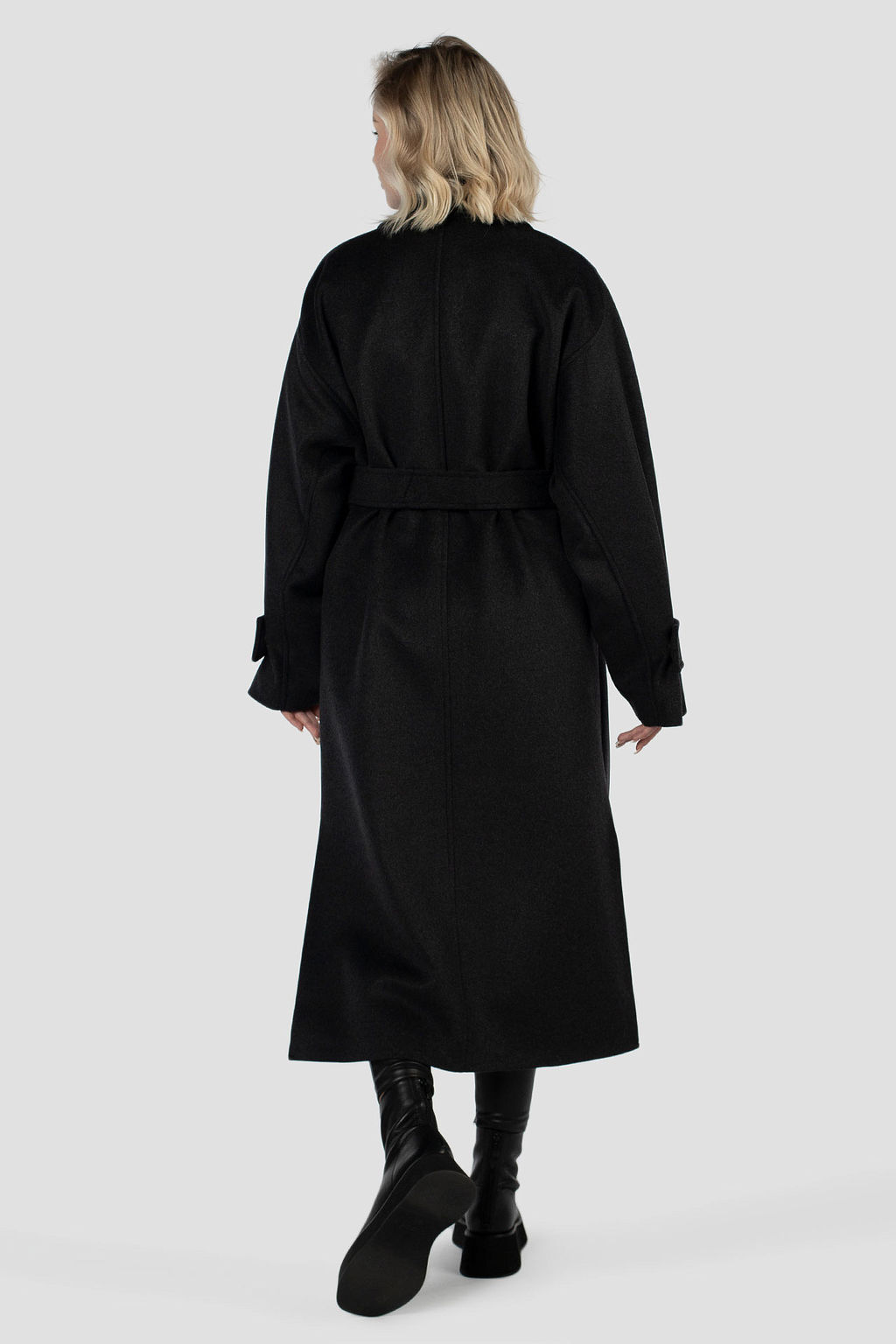 01-12013 Пальто женское демисезонное (пояс) - El podio фото 6