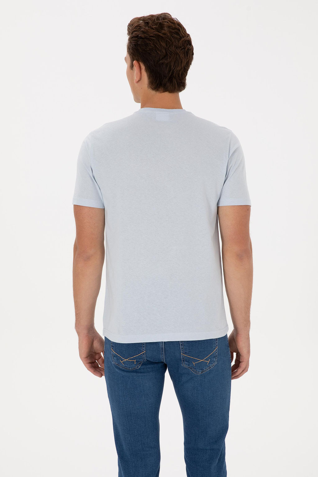 Erkek A__k Mavi Ti__rt - U.s. polo assn фото 5