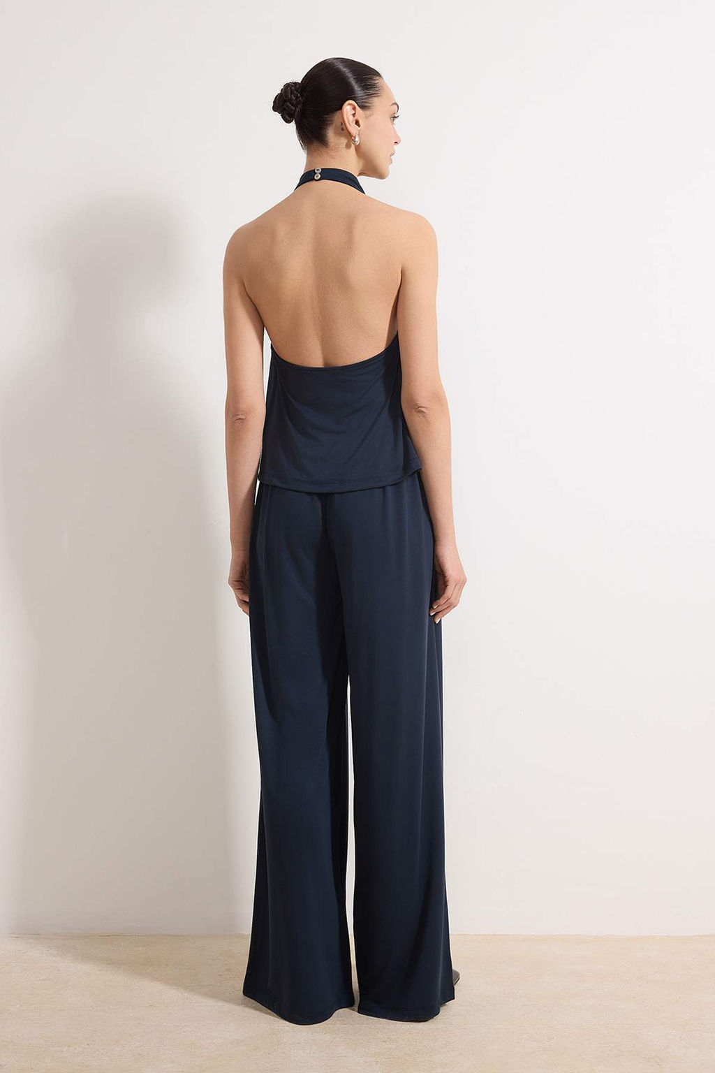 Antrasit Fitted/Vucuda Oturan Kolsuz Pike Orme Alt-Ust Tak?m TWOSS26AU00039